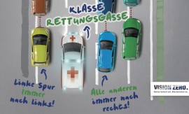 Plakat Aktion Klasse Rettungsgasse DVR Plakat Aktion Klasse Rettungsgasse DVR