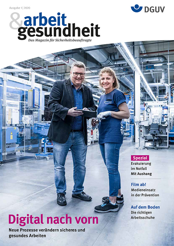 Titelbild Arbeit & Gesundheit Ausgabe 01/2020