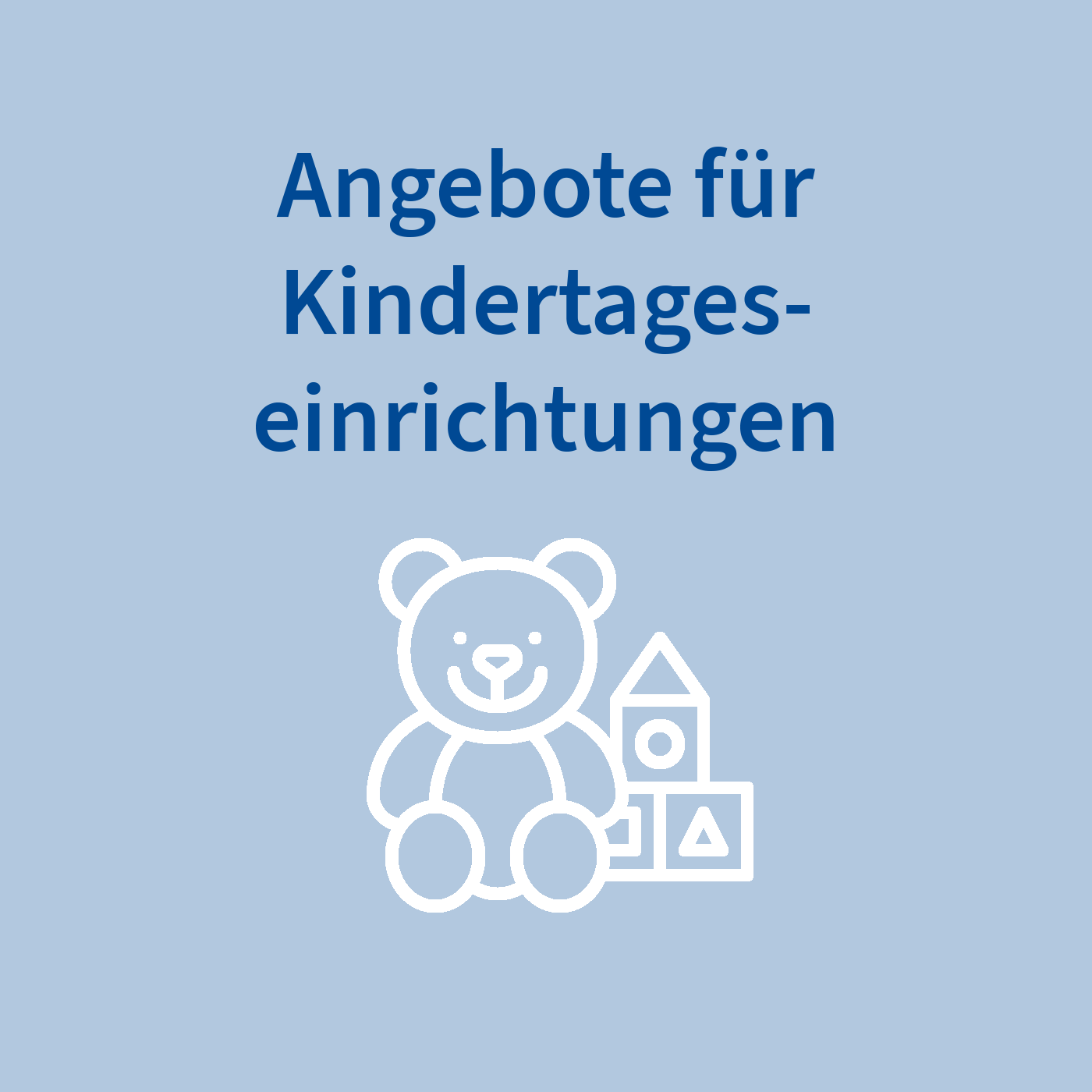 Angebote für Kitas