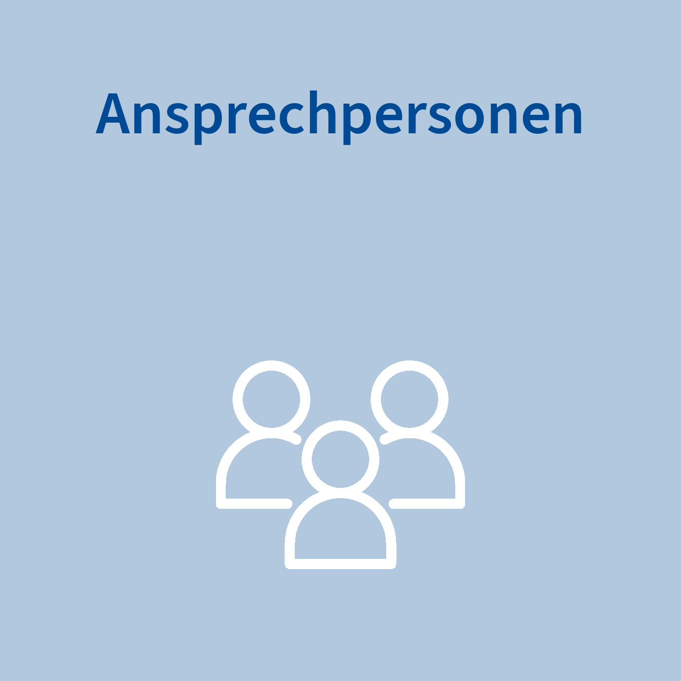 Ansprechpersonen
