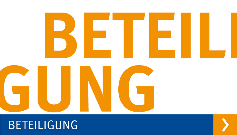 Schriftzug für das Handlungsfeld Beteiligung