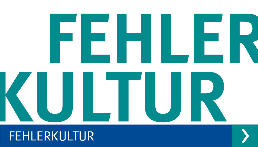 Schriftzug für das Handlungsfeld Fehlerkultur