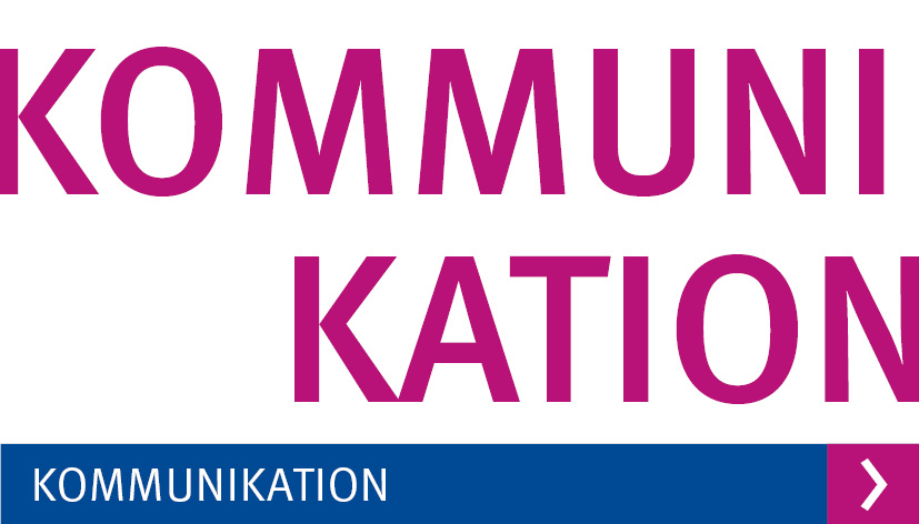 Schriftzug für das Handlungsfeld Kommunikation