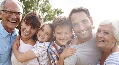 Praeventionsportal Familie mit Eltern, Kindern und Großeltern